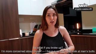 Мачеха увидела мой член и захотела его взять в рот