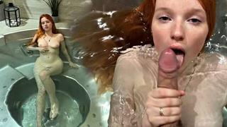 Она перепутала общественный джакузи, но это и к лучшему