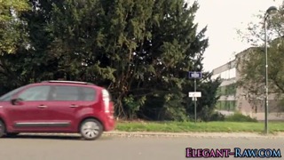 После обучения вождения автомобиля, азиат поимел свою ученицу