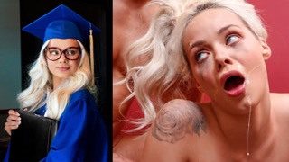 Elsa Jean трахается перед вручением диплома