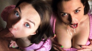 Он кончил мне на лицо после минета | He cum on my face after blowjob