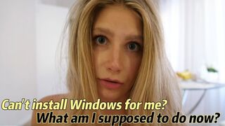 Муж ушёл, пришлось помочь соседу с Windows
