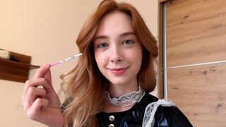 Что делать, если твоя горничная забеременела после того, как ты кончил в неё? Трахнуть её снова жёстко! - Loly Nebel
