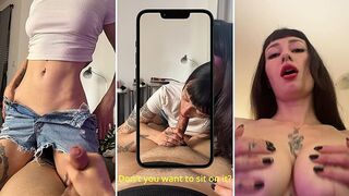 Сводной сестре нужен член, чтобы снять видео для своего парня