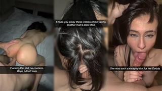 Подборка из Snapchat: 19-летняя молодая изменяет парню